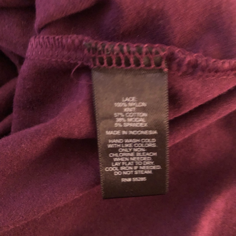 Sleeveless purple lace dress - Picture 5 of 5